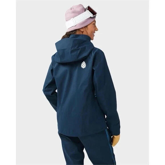 $465 Womens Stio Environ Jacket Full Zip Hooded Mountain Shadow Blue Size XL - Picture 6 of 9